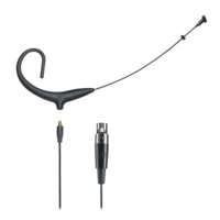 MICROSET CARDIOID CONDENSER HEADWORN MICROPHONE WITH 55&quot; DETACHABLE CABLE TERMINATED